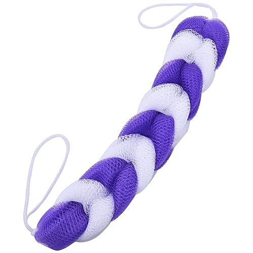 Panache Shower Sponge - Purple & White, Colour May Vary, 1 pc  