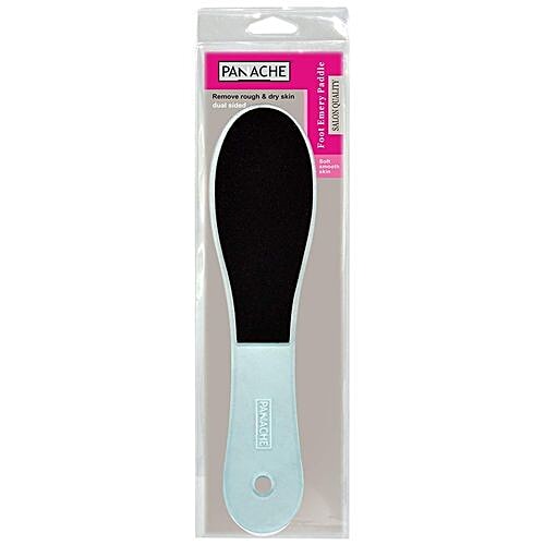 Panache Foot Emery Paddle - Transparent, Blue, Colour May Vary, 1 pc  