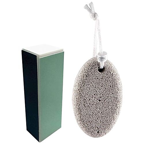 Panache French Nail Shiner & Oval Pumice Stone - Color May Vary, 2 pcs  