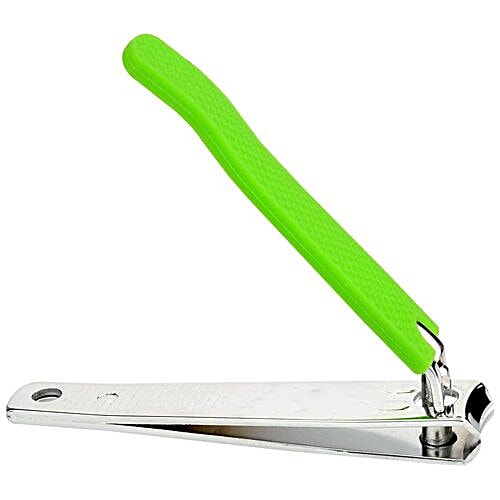 Panache Nail Clipper - Anti-Skid, Green, Color May Vary, 1 pc  