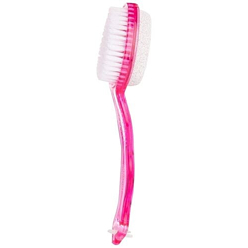 Panache 2-In-1 Pumice Brush - Glassy Pink, 1 pc  