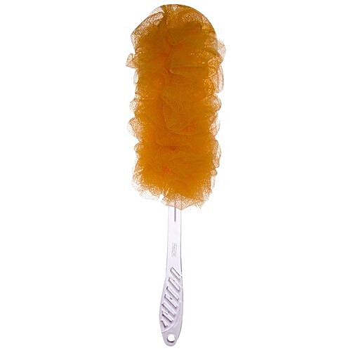 Panache Bath Brush - Large Mesh, Custard Cream, 1 pc