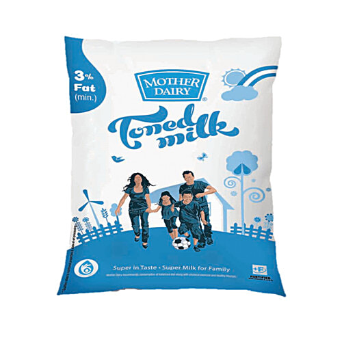 Buy Mother Dairy Toned Milk Online at Best Price of Rs null bigbasket