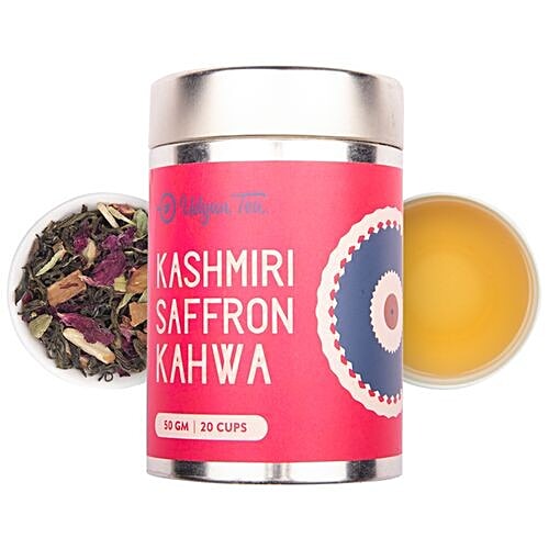 Buy Udyan Tea Green Tea Kashmiri Saffron Kahwa, Finest Handcrafted