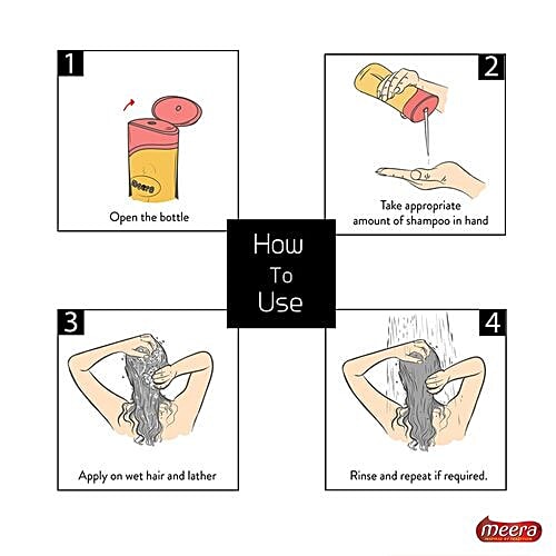 Meera Strong & Healthy Shampoo, 180 ml  