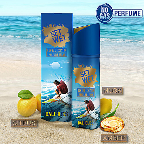 Set Wet Global Edition, Bali Bliss & Las Vegas Live, 120 ml (Pack of 2) 