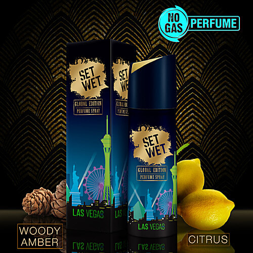 Set Wet Global Edition, Bali Bliss & Las Vegas Live, 120 ml (Pack of 2) 