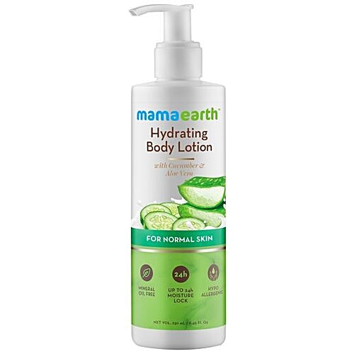 Buy Mamaearth Hydrating Body Lotion For Normal Skin, With Cucumber