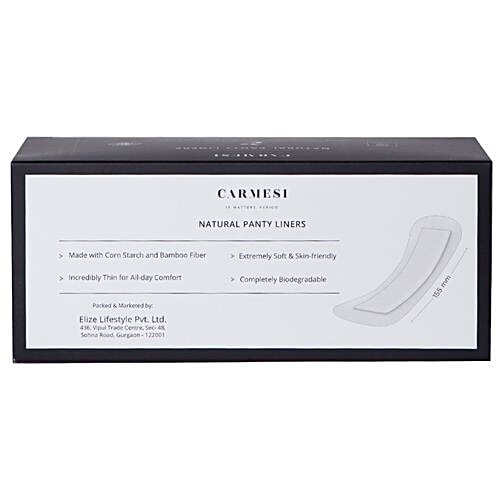 Carmesi All Natural Panty Liners, 60 pcs  