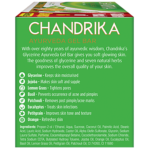 Chandrika  Glycerine Soap, 125 g Pack of 6 