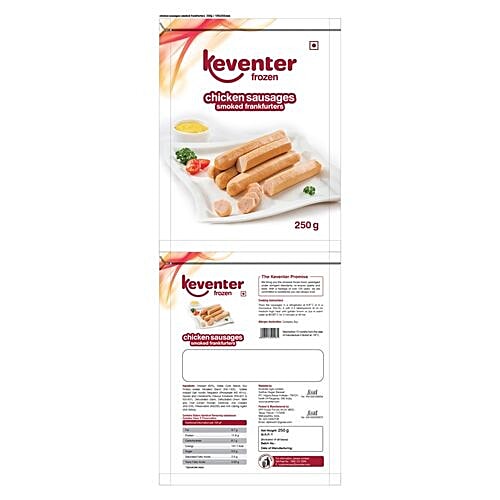 Keventer Smoked - Franks, 250 g  Zero Sugar