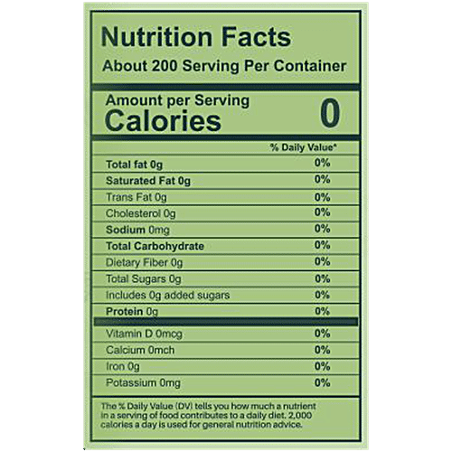 Zindagi Stevia Powder, 200 g  Zero Calories, Zero Glucose, Low GI