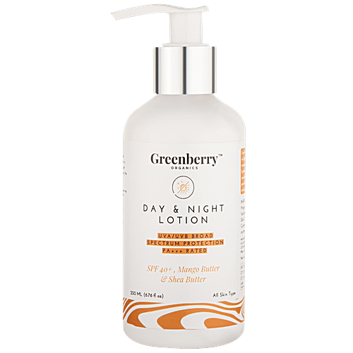 Greenberry Organics Day & Night Lotion, 200 ml  