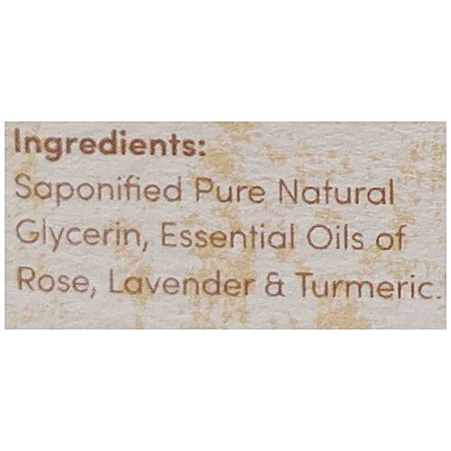The Earth Reserve Lavender & Turmeric Infused Natural Glycerin Soap, 100 g  