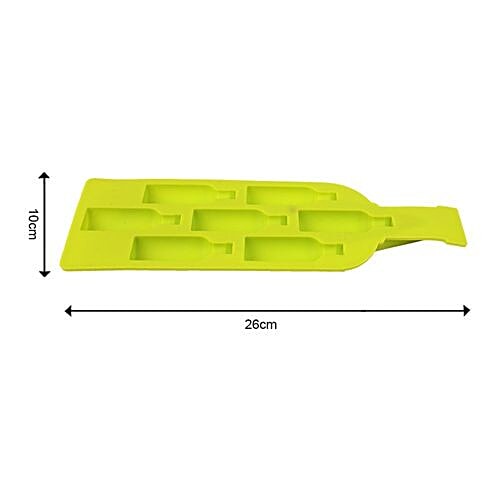 DP Bottle Shaped Silicone Ice Mould Tray - Green, BB 134, 1 pc  