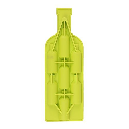 DP Bottle Shaped Silicone Ice Mould Tray - Green, BB 134, 1 pc  