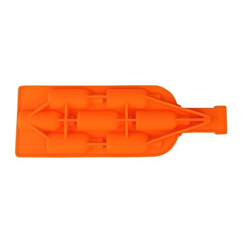 DP Silicone Ice Tray Mould, Bottle Shaped - Orange, BB 134, 1 pc  