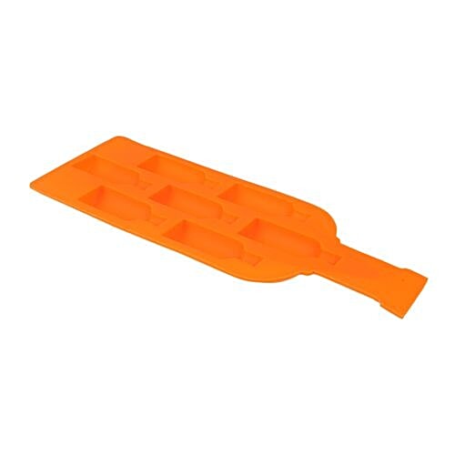 DP Silicone Ice Tray Mould, Bottle Shaped - Orange, BB 134, 1 pc  