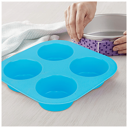 Cook4U Silicon Chocolate/Ice Mould - Circular, Assorted colors, 1 pc  Oven Safe & Freezer Safe