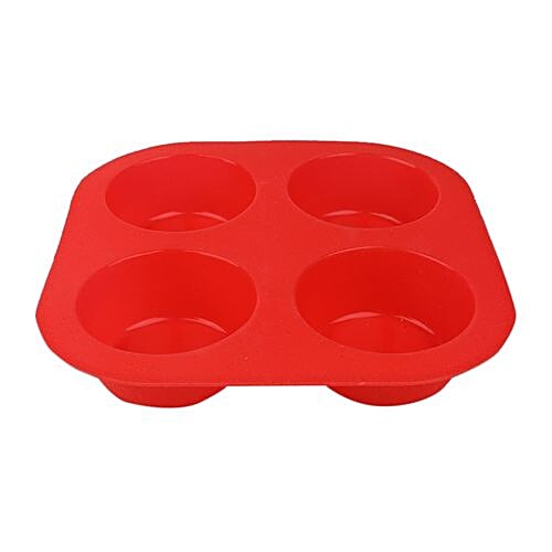 Cook4U Silicon Chocolate/Ice Mould - Circular, Assorted colors, 1 pc  Oven Safe & Freezer Safe