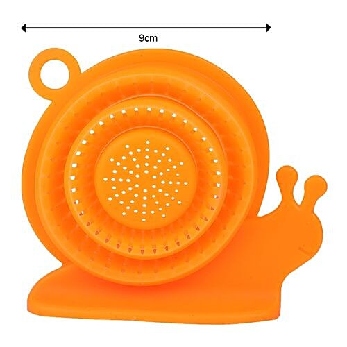 DP Silicone Strainer, Snail Shaped - Orange, BB 163, 1 pc  