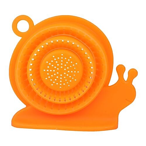 DP Silicone Strainer, Snail Shaped - Orange, BB 163, 1 pc  