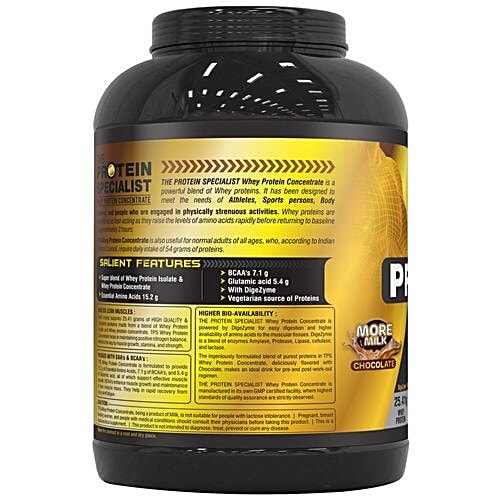 The Protein Specialist Whey Protein Concentrate - Chocolate, 2 kg  