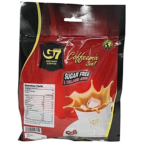 Buy G7 Coffee Instant Gourmet Coffee Premix Sugarfree & Collagen
