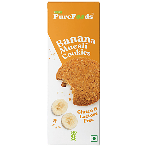 PureFoods Banana Muesli Cookies - Gluten-free, 140 g