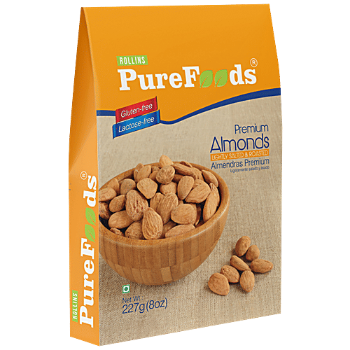 Buy PureFoods Almonds Lightly Salted & Roasted Online at Best Price