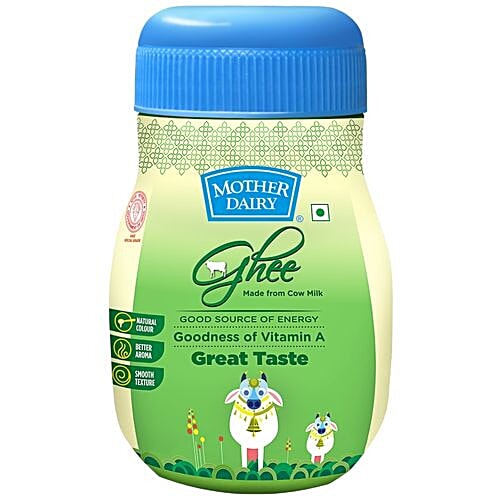 mother dairy Cow Ghee, 1 L Pet Jar 