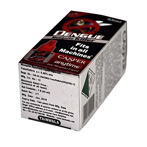 Casper Anytime Liquid - Dengue Mosquito Killer, 45 ml  