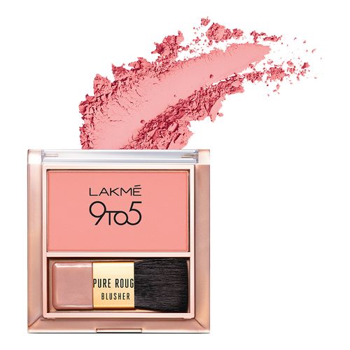 Lakme 9 To 5 Pure Rouge Blusher, 6 g Nude Flush 