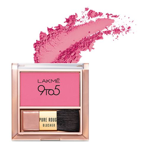 Lakme 9 To 5 Pure Rouge Blusher, 6 g Pretty Pink 
