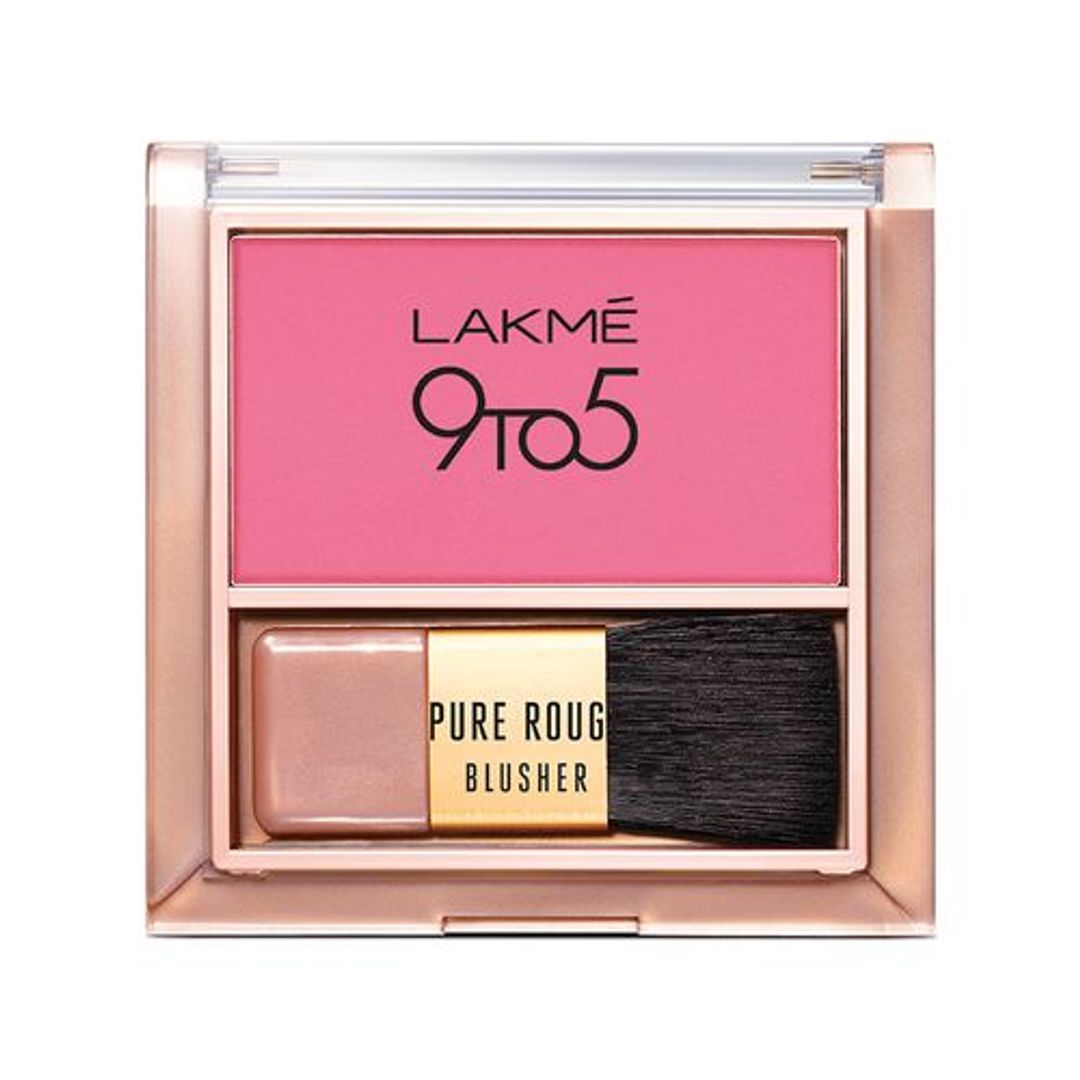Lakme 9 To 5 Pure Rouge Blusher, 6 g Pretty Pink