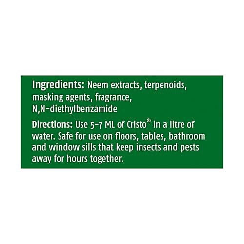 Cristo Floor Premium Disinfecting Cleaner - Neem, 1 L  Mosquito Repellent