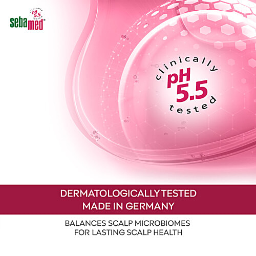 Sebamed Anti Hairloss Shampoo - pH 5.5, NHE Formula, Hair Loss Control, 200 ml pH 5.5 Clinically proven to Reduce Hair loss, NHE Formula, Caffeine, Dermatologically & clinically tested