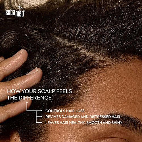 Sebamed Anti Hairloss Shampoo - pH 5.5, NHE Formula, Hair Loss Control, 200 ml pH 5.5 Clinically proven to Reduce Hair loss, NHE Formula, Caffeine, Dermatologically & clinically tested