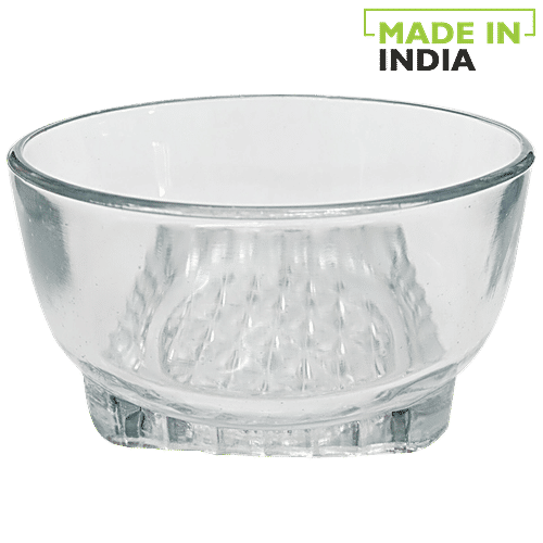 Gupta Glass Ideas Glass Serving  Bowls, 300 ml (Pack of 2) 