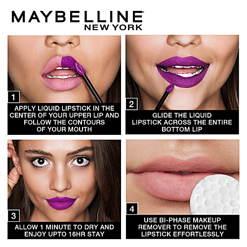 Maybelline New York Super Stay Matte Ink Liquid Lipstick, 5 g 205 Assertive 