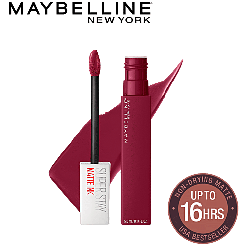 Maybelline New York Super Stay Matte Ink Liquid Lipstick, 5 g 115 Founder 