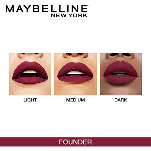 Maybelline New York Super Stay Matte Ink Liquid Lipstick, 5 g 115 Founder 