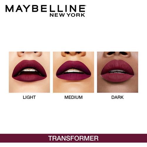 Maybelline New York Super Stay Matte Ink Liquid Lipstick, 5 g Transformer 