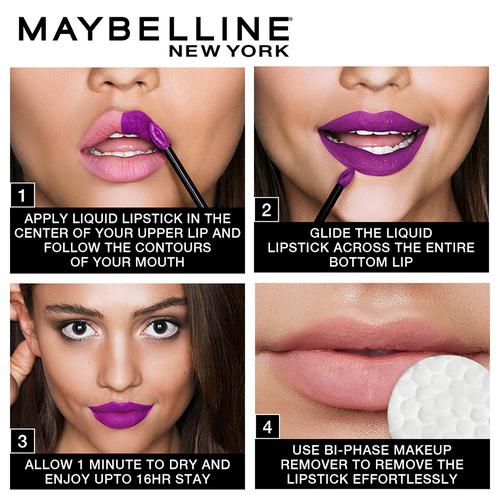 Maybelline New York Super Stay Matte Ink Liquid Lipstick, 5 g Transformer 