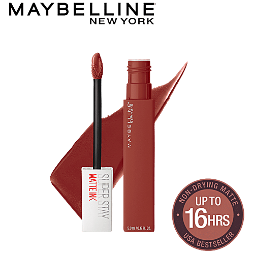 Maybelline New York Super Stay Matte Ink Liquid Lipstick, 5 g Seeker 