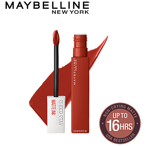 Maybelline New York Super Stay Matte Ink Liquid Lipstick, 5 g 117 Ground Breaker 