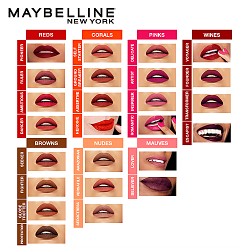 Maybelline New York Super Stay Matte Ink Liquid Lipstick, 5 g 117 Ground Breaker 