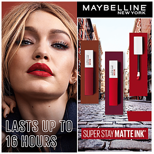 Maybelline New York Super Stay Matte Ink Liquid Lipstick, 5 g 117 Ground Breaker 
