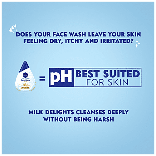 Nivea Milk Delights Face Wash With Besan For Oily Skin, 100 ml  