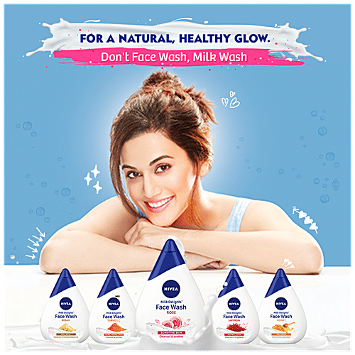 Buy NIVEA Milk Delights Face Wash With Rose For Sensitive Skin Online